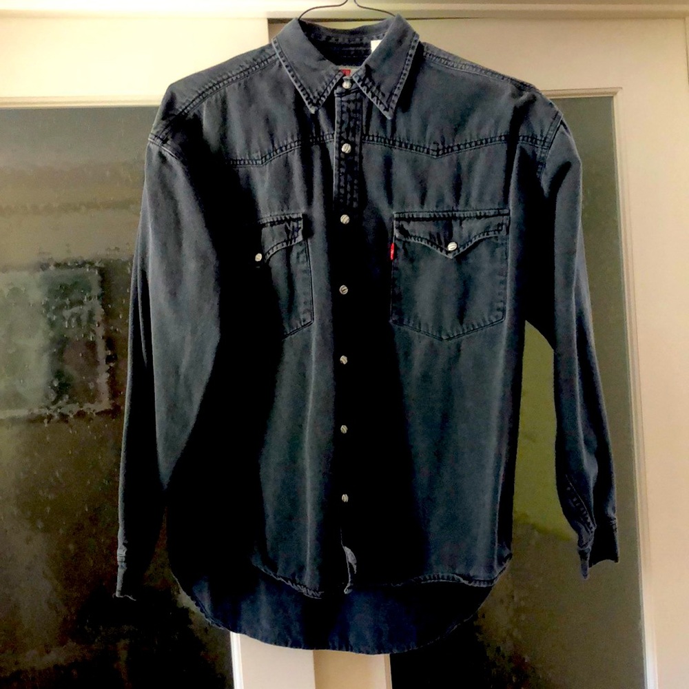 Vintage Levi’s Strauss & Co Long Sleeve Pearl Snap Western Shirt